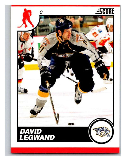 (HCW) 2010-11 Score Glossy #283 David Legwand Predators Mint