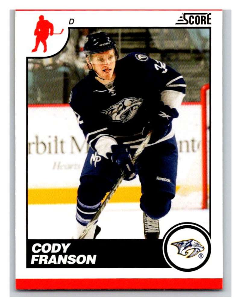 (HCW) 2010-11 Score Glossy #288 Cody Franson Predators Mint Image 1