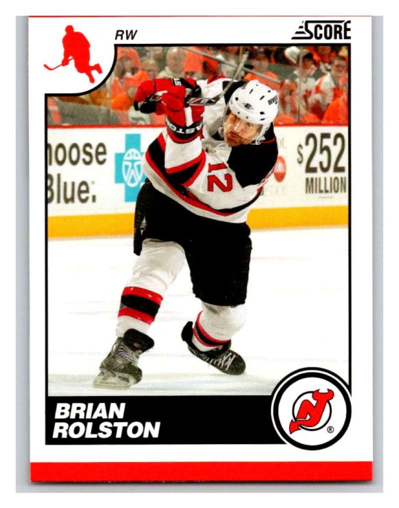 (HCW) 2010-11 Score Glossy #296 Brian Rolston NJ Devils Mint Image 1