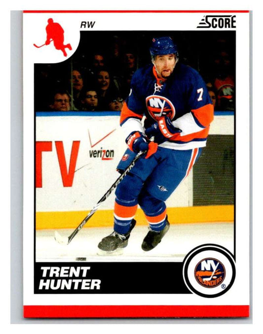 (HCW) 2010-11 Score Glossy #309 Trent Hunter NY Islanders Mint