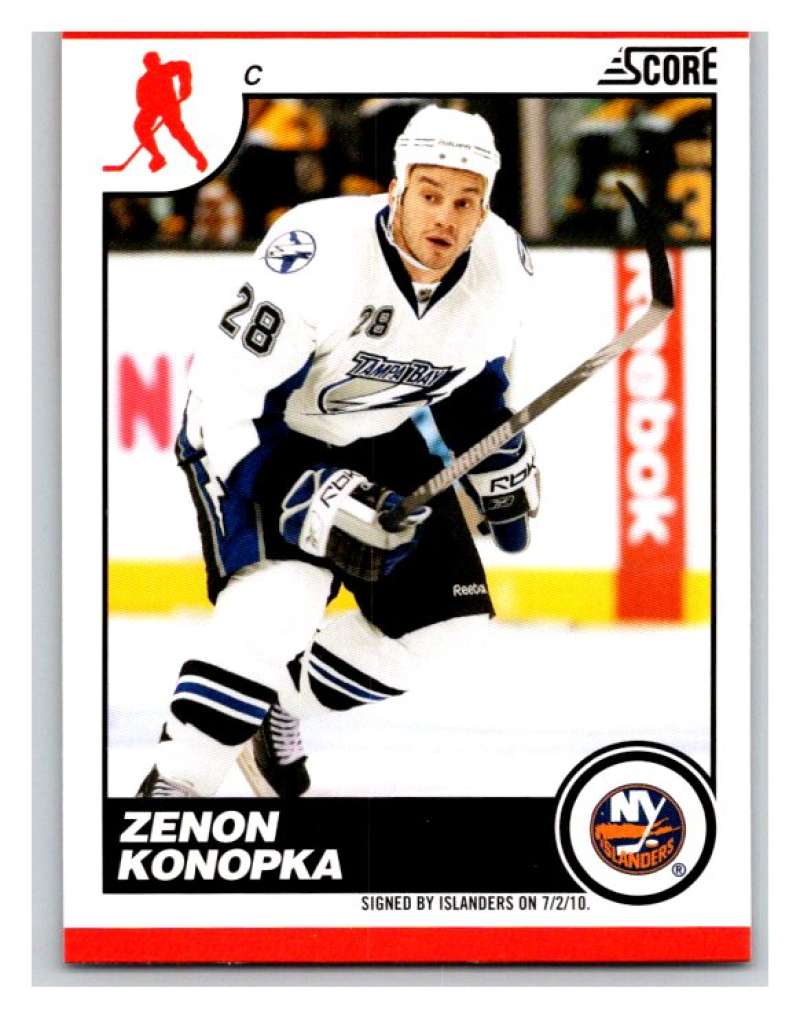 (HCW) 2010-11 Score Glossy #314 Zenon Konopka NY Islanders Mint Image 1