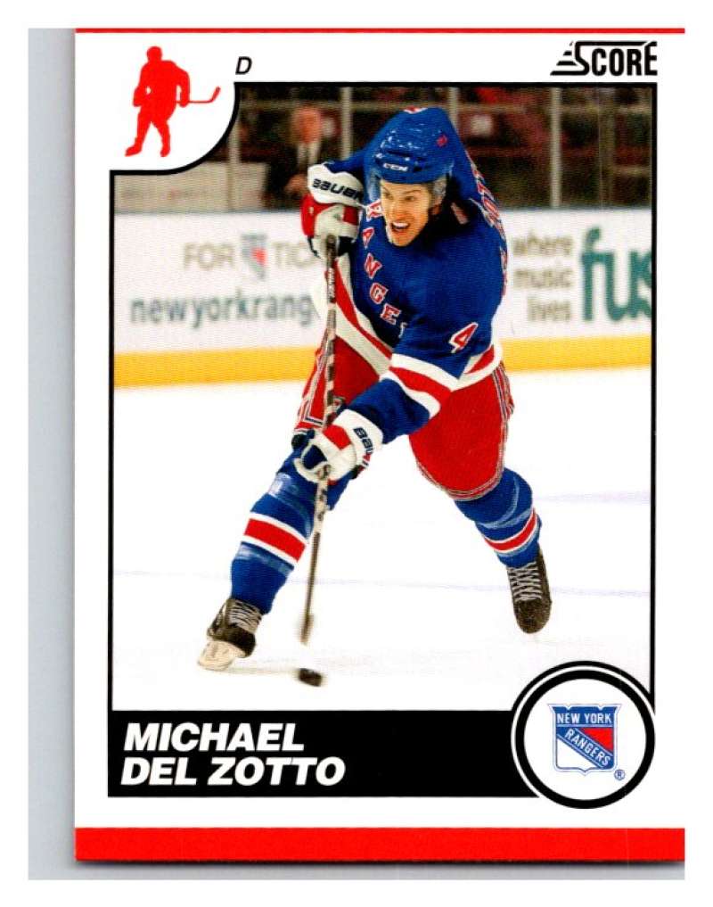 (HCW) 2010-11 Score Glossy #331 Michael Del Zotto NY Rangers Mint Image 1