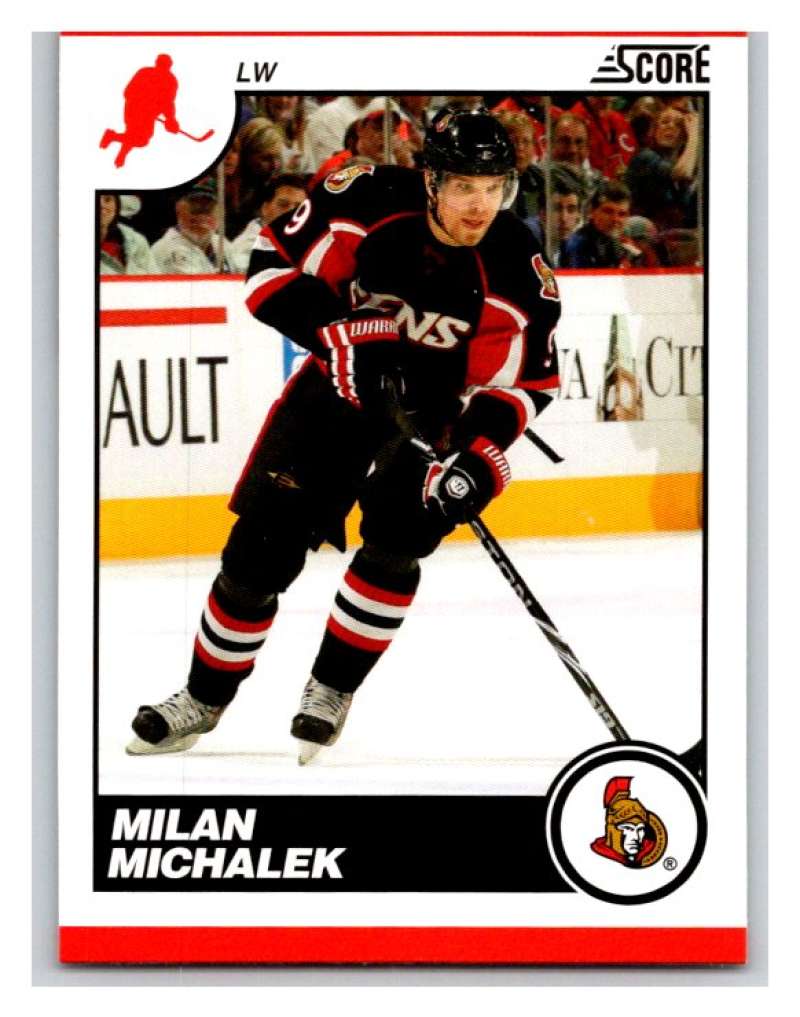 (HCW) 2010-11 Score Glossy #338 Milan Michalek Senators Mint Image 1