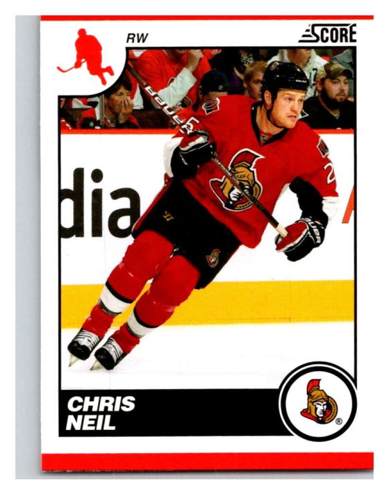 (HCW) 2010-11 Score Glossy #340 Chris Neil Senators Mint Image 1