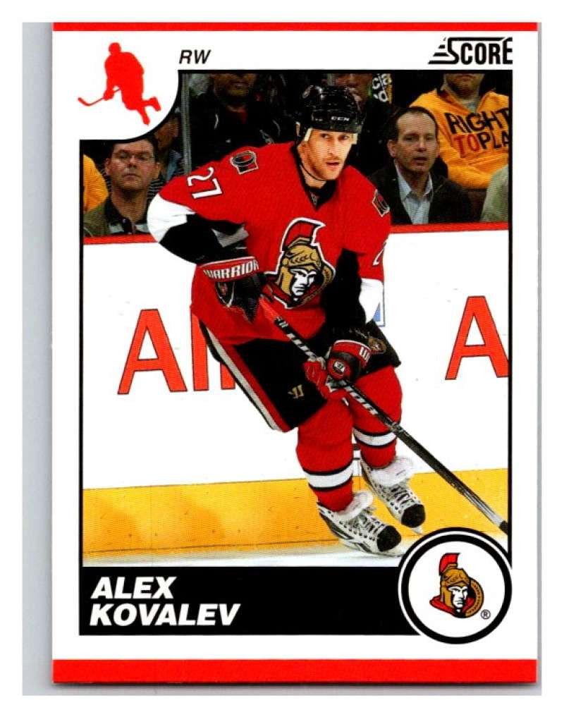 (HCW) 2010-11 Score Glossy #342 Alex Kovalev Senators Mint