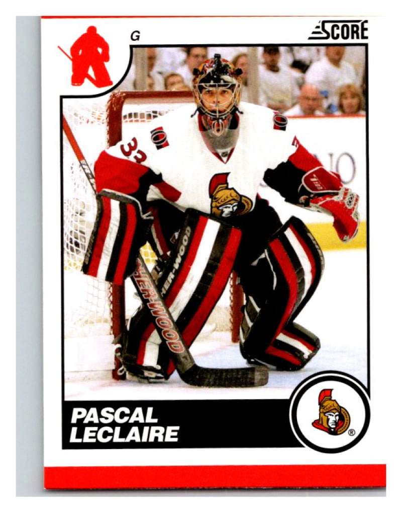 (HCW) 2010-11 Score Glossy #349 Pascal Leclaire Senators Mint Image 1