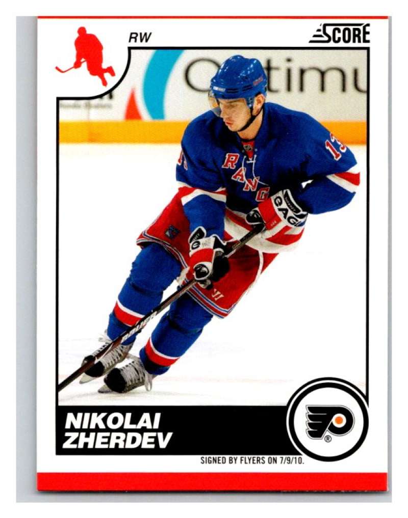 (HCW) 2010-11 Score Glossy #353 Nikolay Zherdev Flyers Mint Image 1