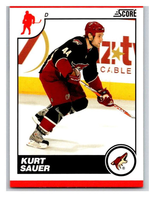 (HCW) 2010-11 Score Glossy #376 Kurt Sauer Coyotes Mint
