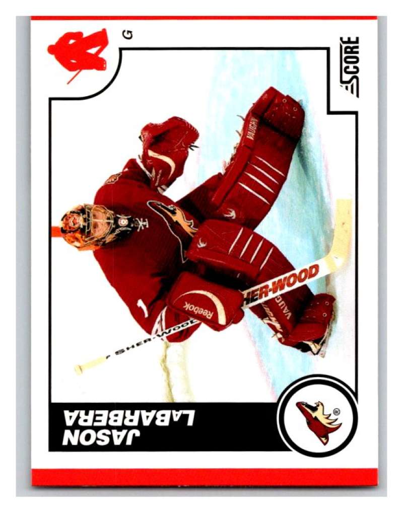 (HCW) 2010-11 Score Glossy #379 Jason LaBarbera Coyotes Mint Image 1
