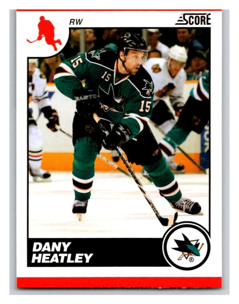 (HCW) 2010-11 Score Glossy #399 Dany Heatley Sharks Mint Image 1