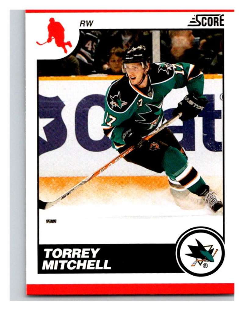 (HCW) 2010-11 Score Glossy #403 Torrey Mitchell Sharks Mint Image 1