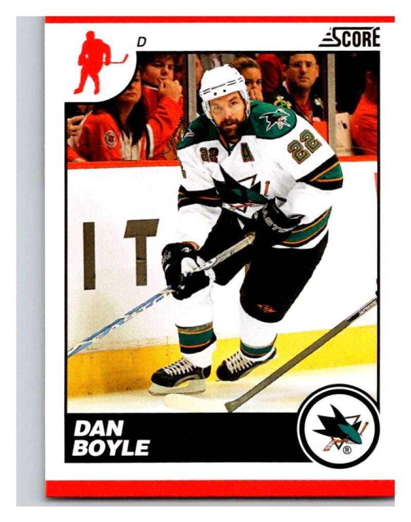 (HCW) 2010-11 Score Glossy #406 Dan Boyle Sharks Mint Image 1
