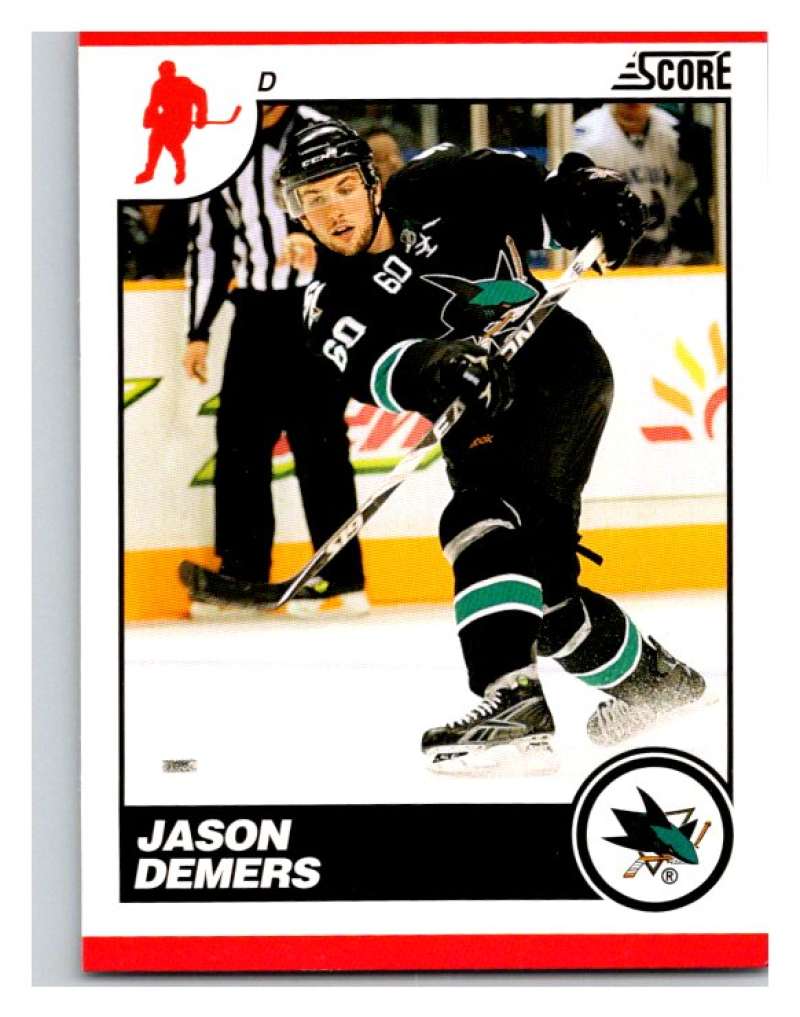 (HCW) 2010-11 Score Glossy #408 Jason Demers Sharks Mint Image 1