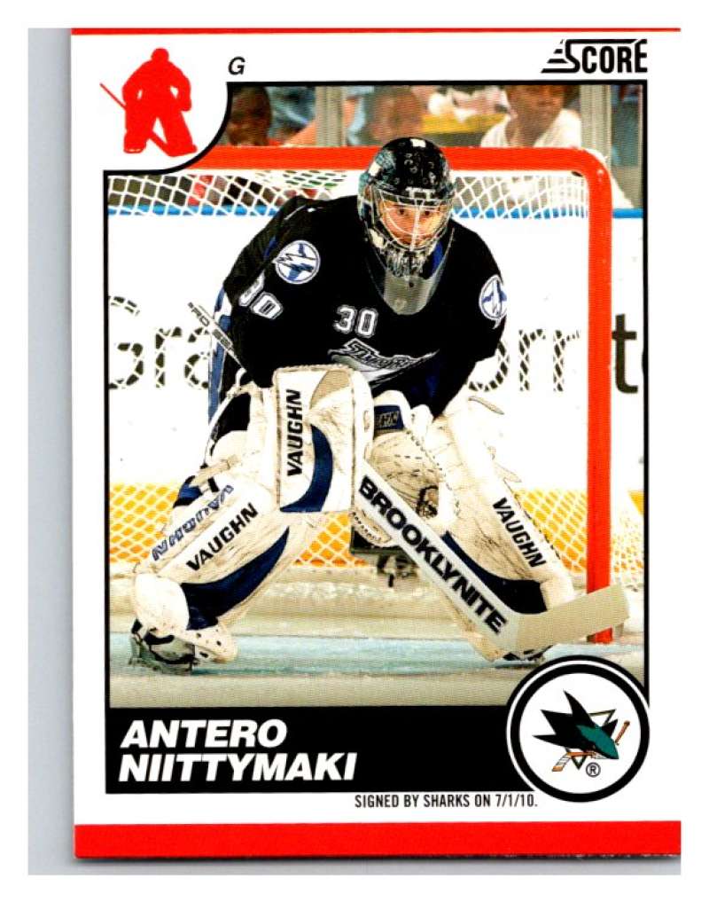 (HCW) 2010-11 Score Glossy #409 Antero Niittymaki Sharks Mint Image 1