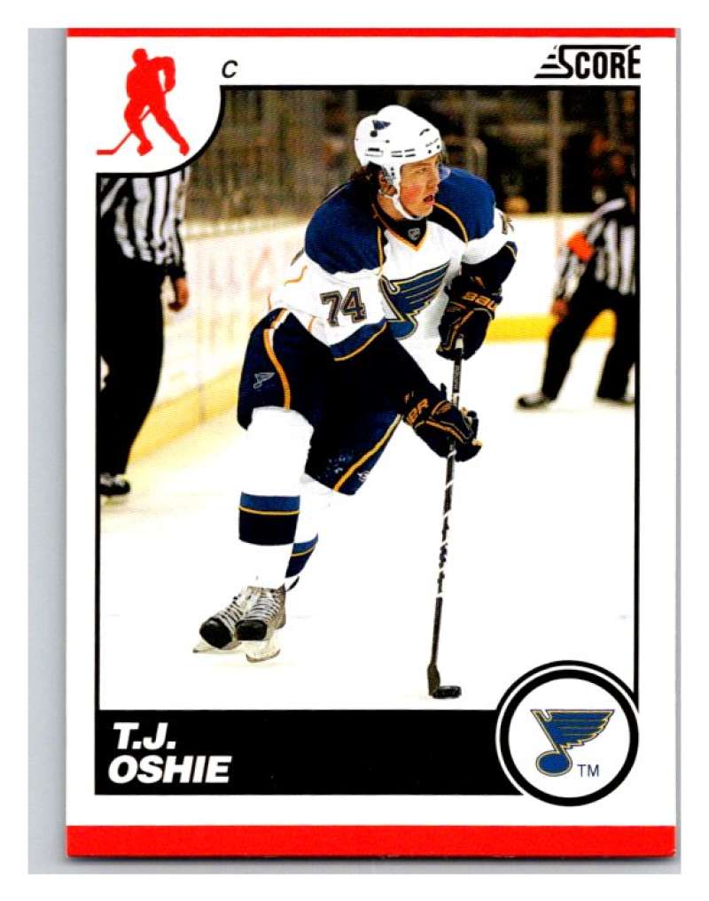 (HCW) 2010-11 Score Glossy #411 T.J. Oshie Blues Mint Image 1