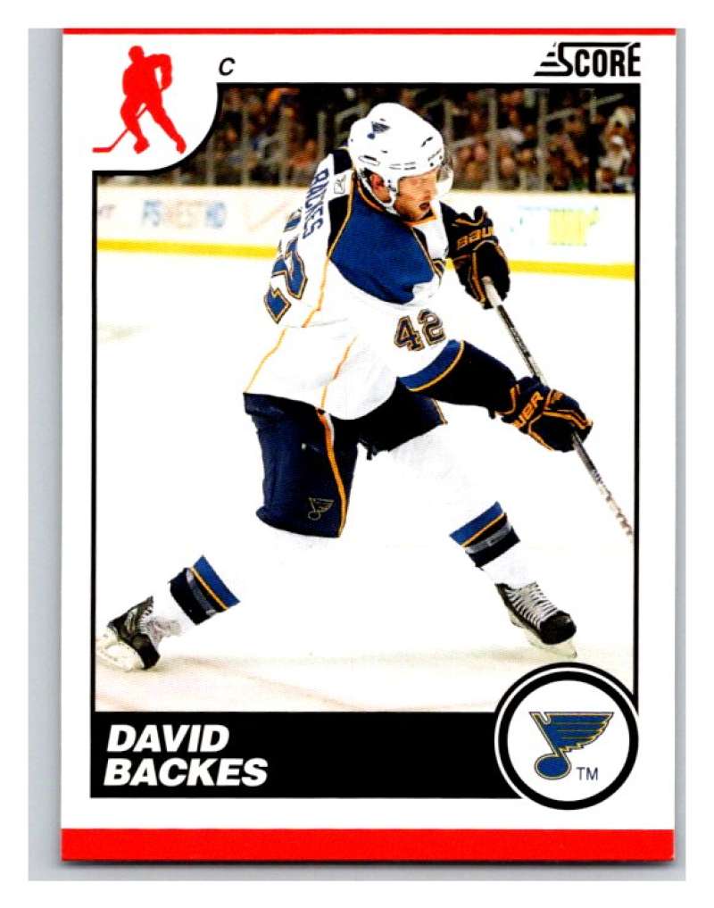 (HCW) 2010-11 Score Glossy #415 David Backes Blues Mint Image 1