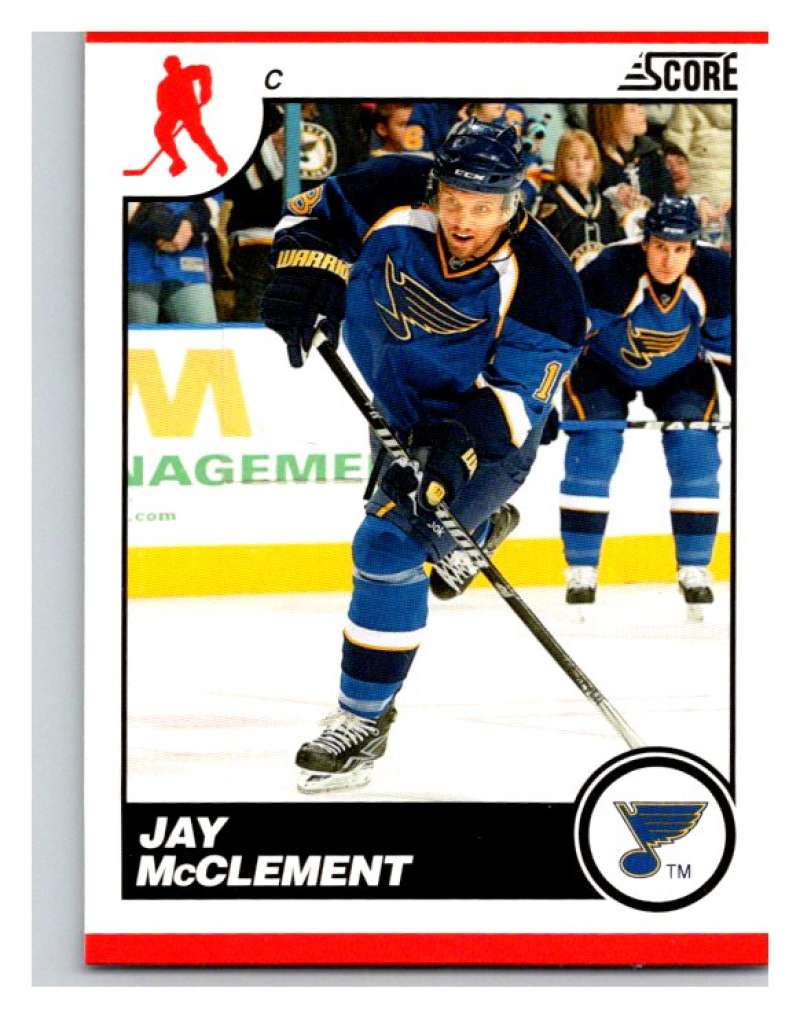 (HCW) 2010-11 Score Glossy #417 Jay McClement Blues Mint Image 1
