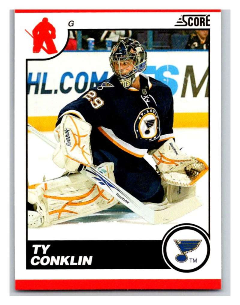 (HCW) 2010-11 Score Glossy #425 Ty Conklin Blues Mint