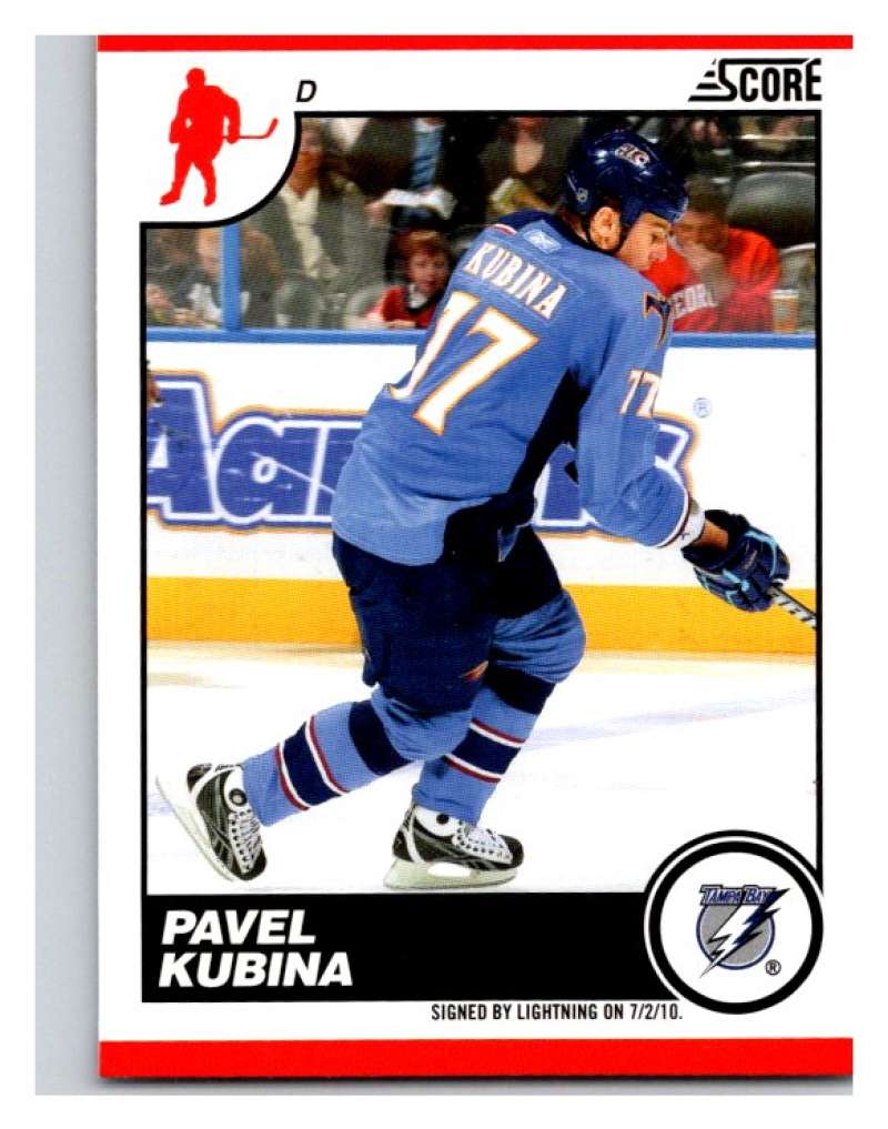 (HCW) 2010-11 Score Glossy #435 Pavel Kubina Lightning Mint Image 1