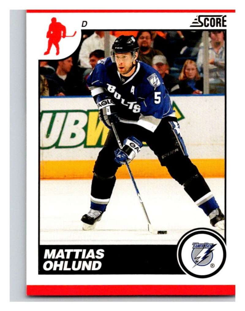 (HCW) 2010-11 Score Glossy #436 Mattias Ohlund Lightning Mint Image 1