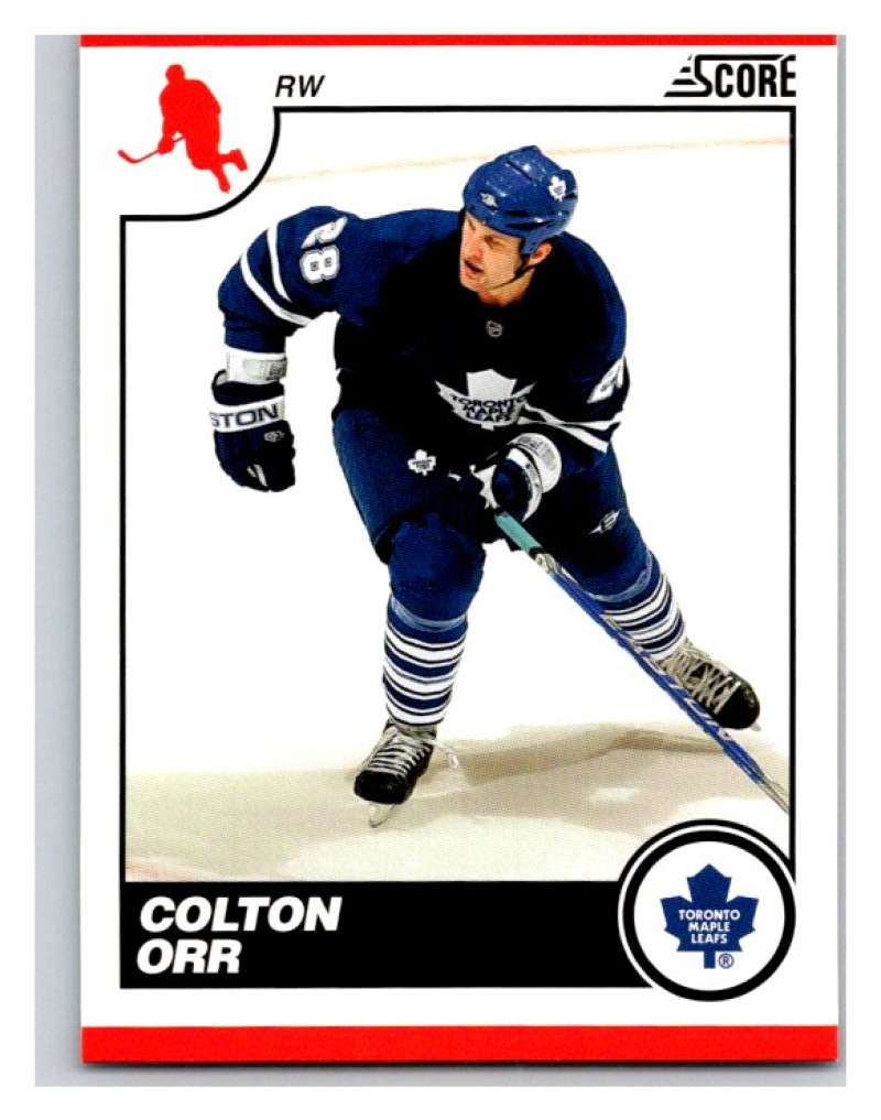 (HCW) 2010-11 Score Glossy #444 Colton Orr Maple Leafs Mint Image 1