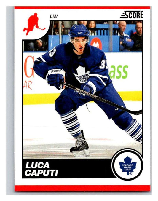 (HCW) 2010-11 Score Glossy #448 Luca Caputi Maple Leafs Mint