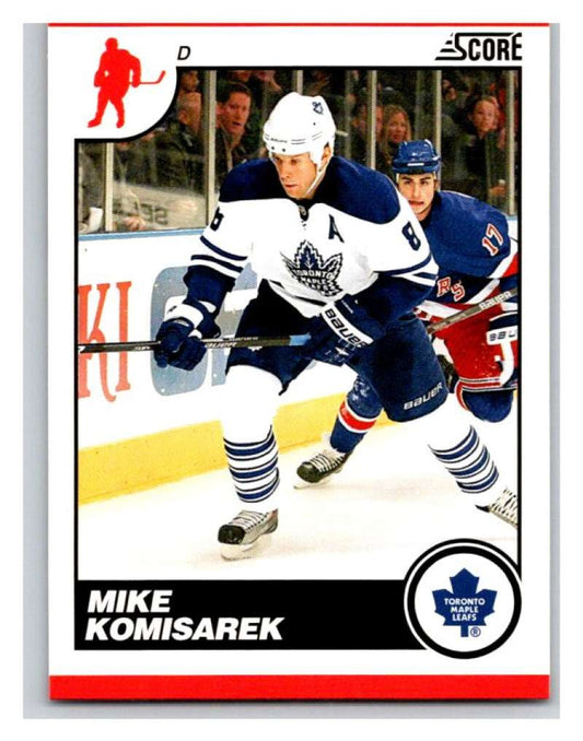 (HCW) 2010-11 Score Glossy #450 Mike Komisarek Maple Leafs Mint