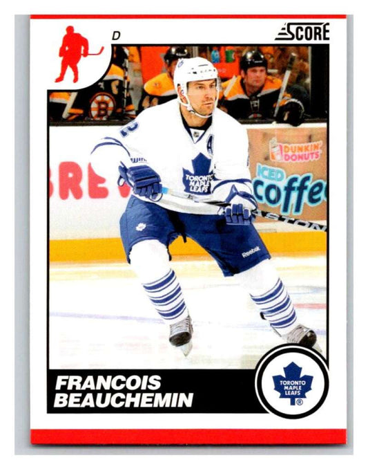 (HCW) 2010-11 Score Glossy #451 Francois Beauchemin Maple Leafs Mint