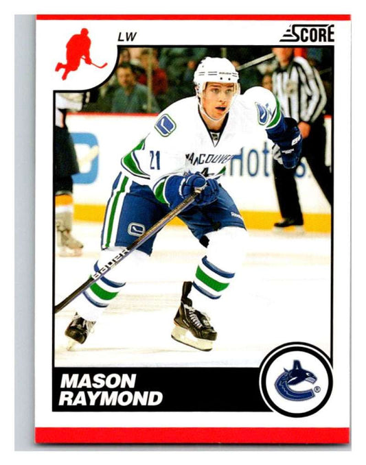 (HCW) 2010-11 Score Glossy #459 Mason Raymond Canucks Mint