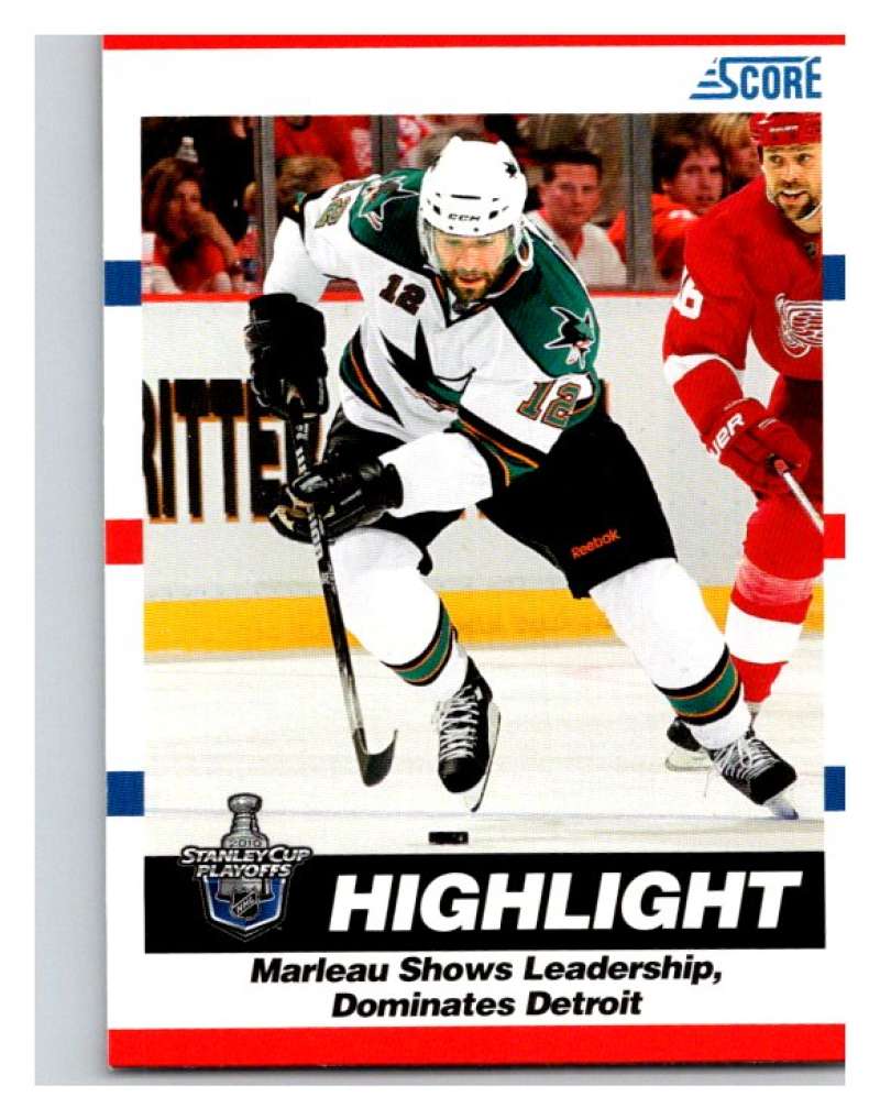 (HCW) 2010-11 Score Glossy #496 Patrick Marleau Sharks Mint Image 1