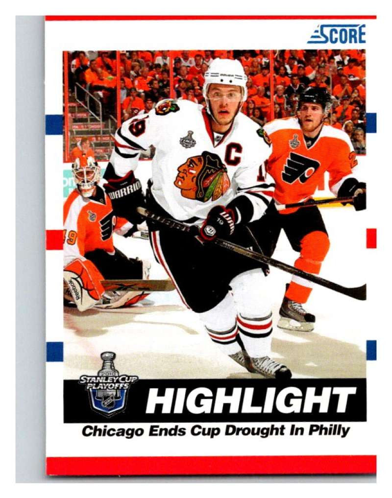 (HCW) 2010-11 Score Glossy #500 Jonathan Toews Blackhawks Mint
