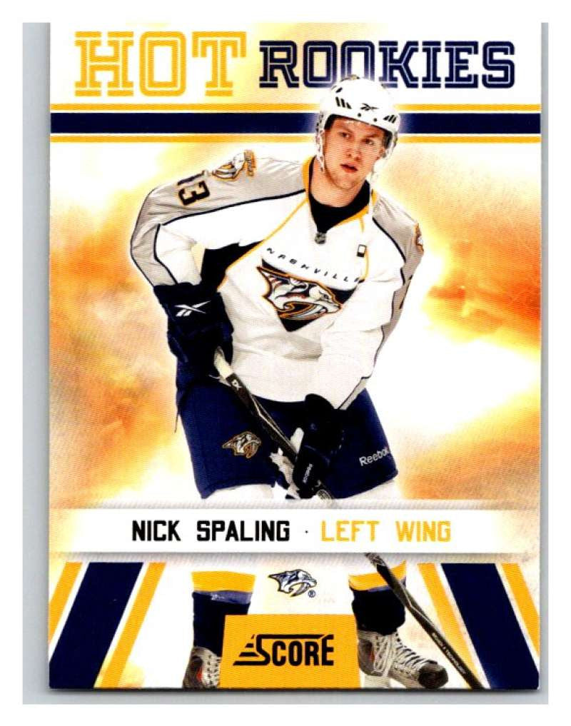 2010-11 Score Glossy #525 Nick Spaling Predators Mint