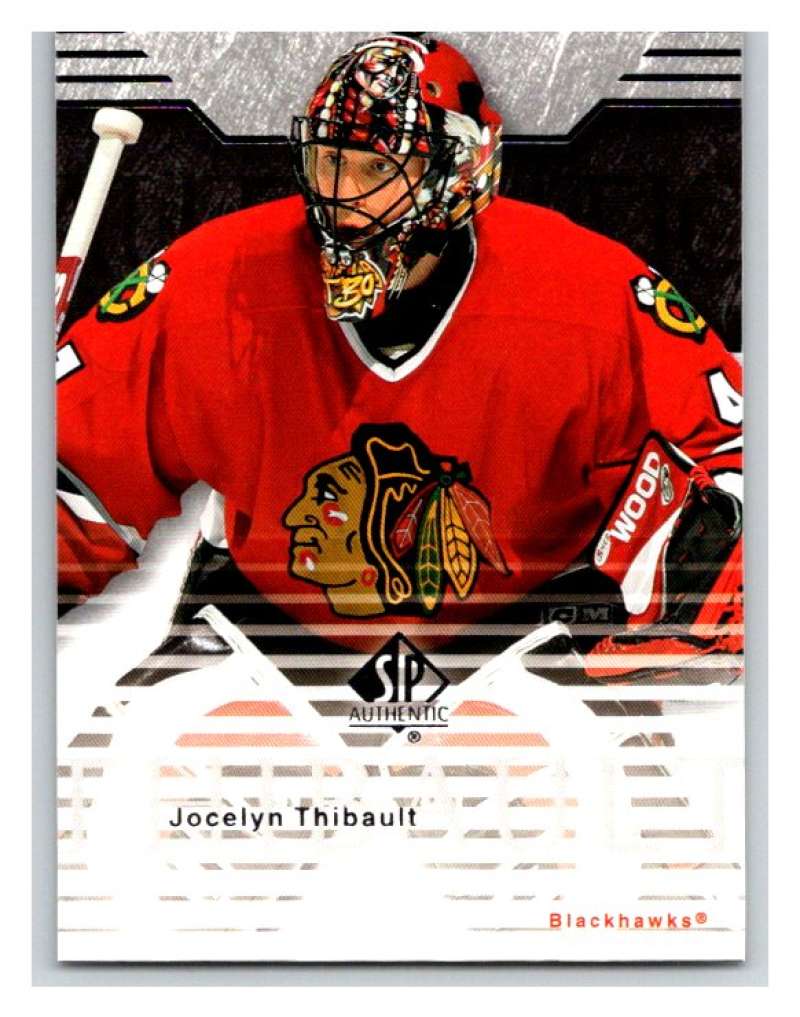2003-04 SP Authentic #17 Jocelyn Thibault Mint Image 1
