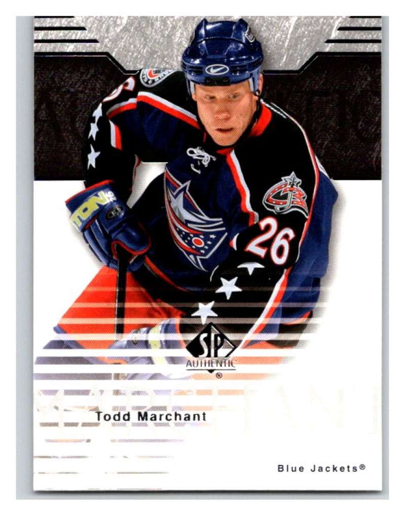 2003-04 SP Authentic #25 Todd Marchant Mint Image 1