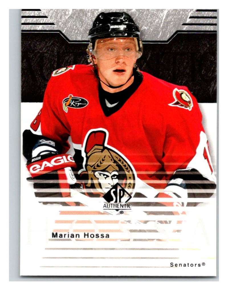 2003-04 SP Authentic #62 Marian Hossa Mint Image 1
