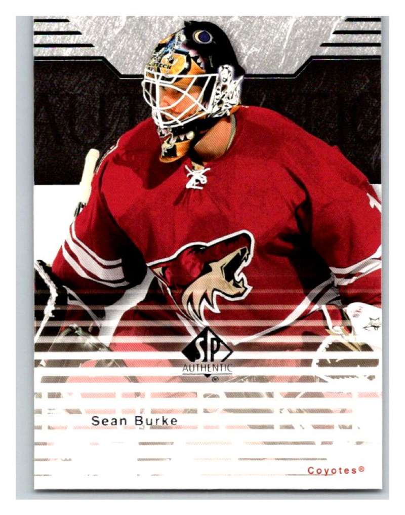 2003-04 SP Authentic #68 Sean Burke Mint Image 1