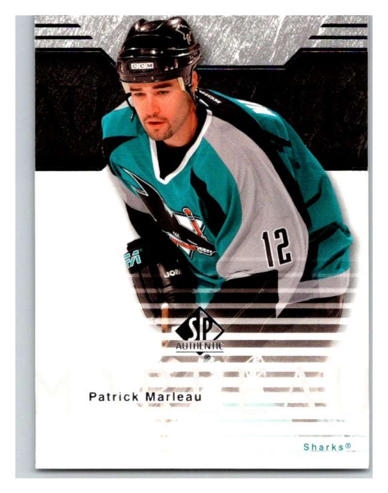 2003-04 SP Authentic #72 Patrick Marleau Mint Image 1