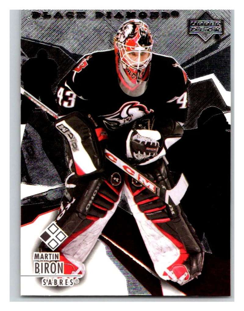 2003-04 Black Diamond #19 Martin Biron Mint UD Image 1