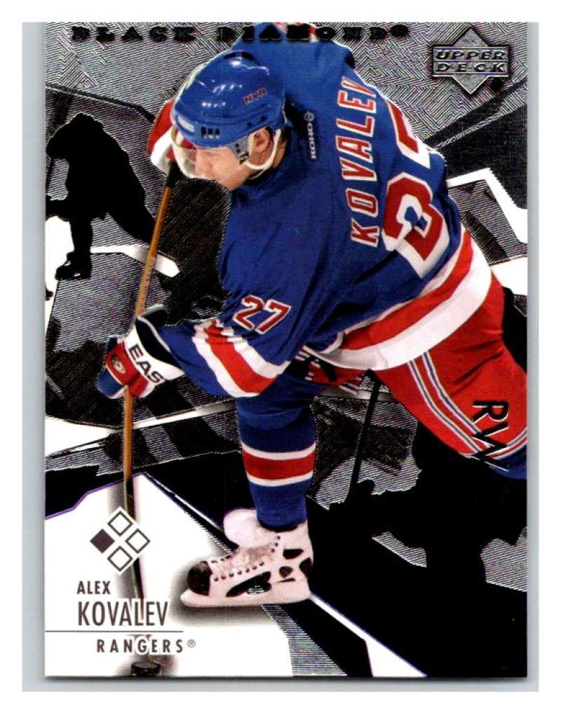 2003-04 Black Diamond #43 Alexei Kovalev Mint UD Image 1