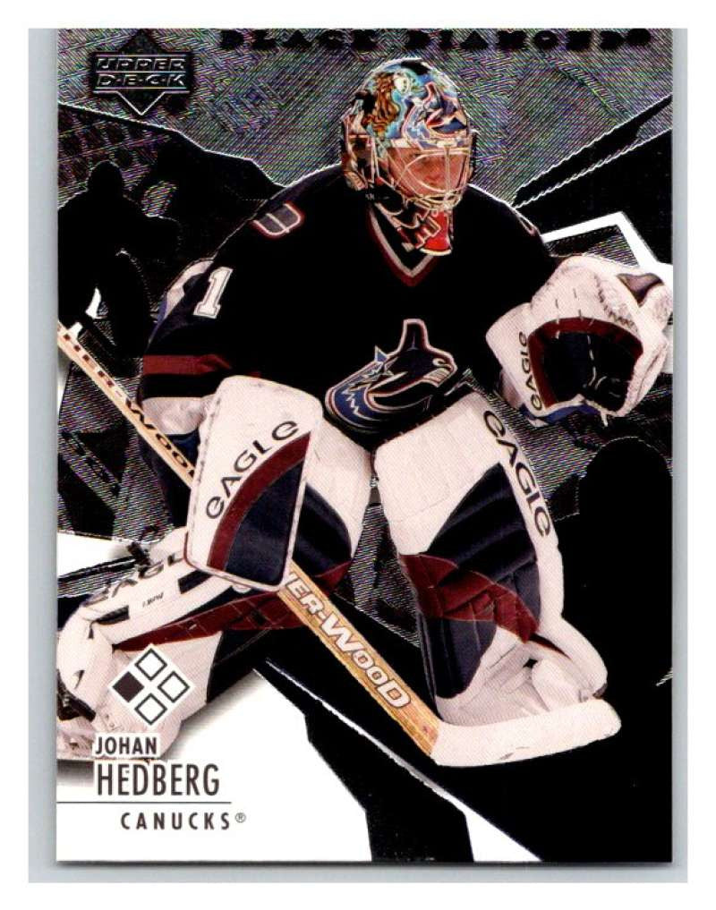 2003-04 Black Diamond #47 Johan Hedberg Mint UD