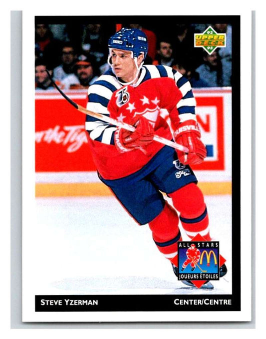 (HCW) 1992-93 McDonald's Upper Deck #14 Steve Yzerman Red Wings Mint NHL