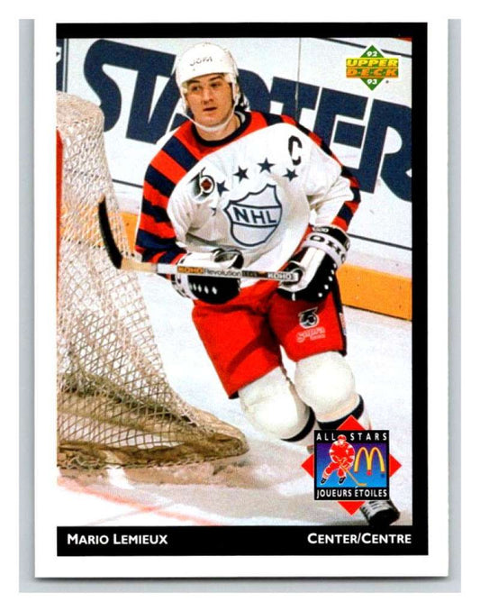 (HCW) 1992-93 McDonald's Upper Deck #21 Mario Lemieux Penguins Mint NHL
