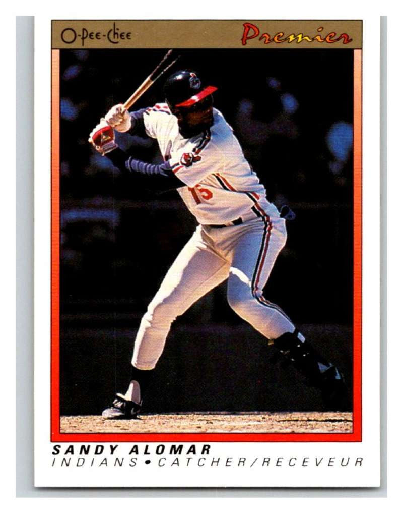 1991 O-Pee-Chee Premeir #2 Sandy Alomar Jr. Indians MLB Mint