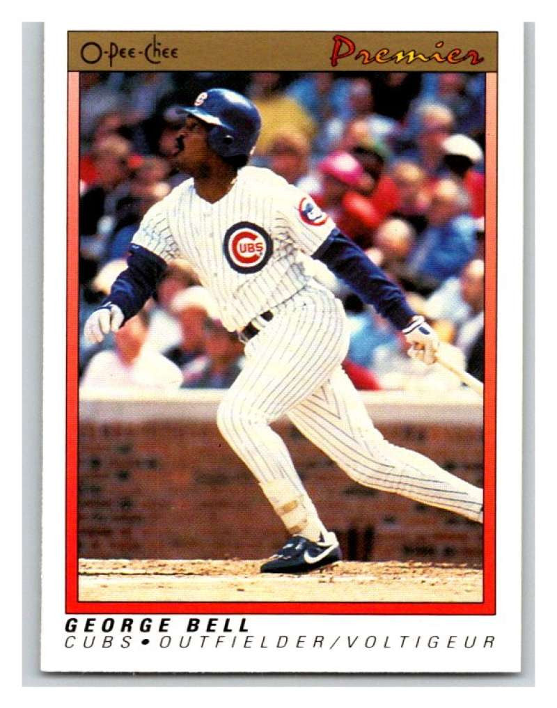 1991 O-Pee-Chee Premeir #6 George Bell Cubs MLB Mint