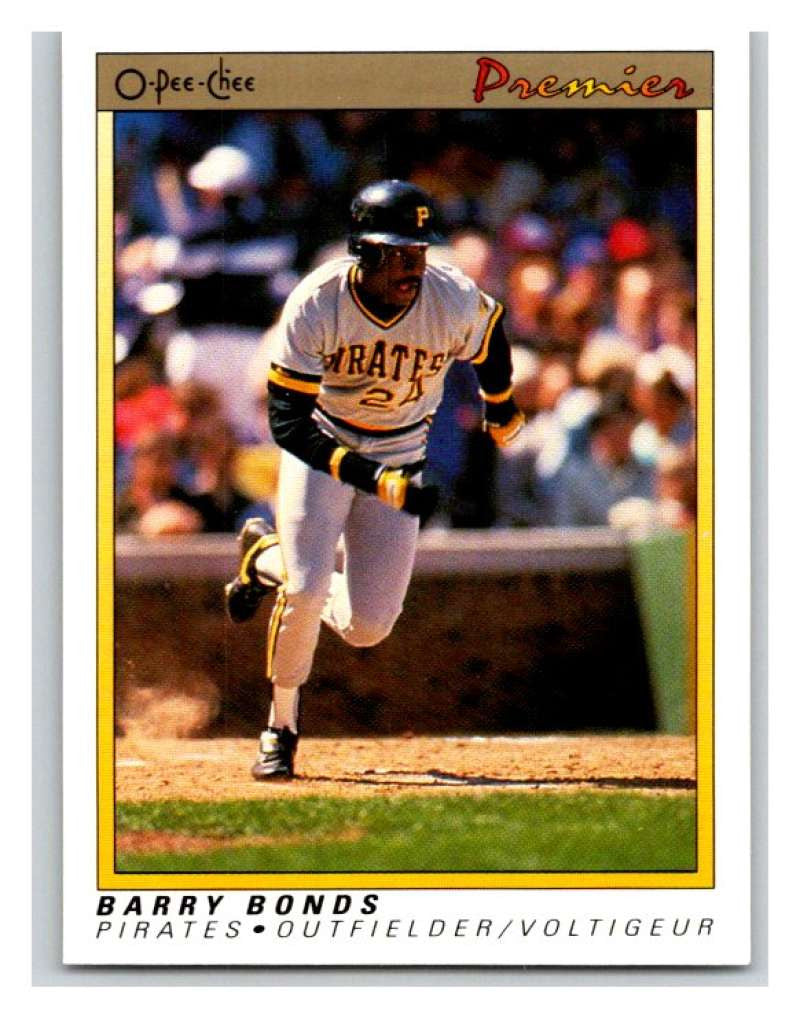 1991 O-Pee-Chee Premeir #12 Barry Bonds Pirates MLB Mint