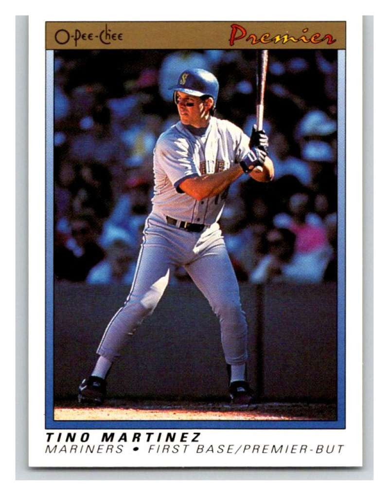 1991 O-Pee-Chee Premeir #76 Tino Martinez Mariners MLB Mint