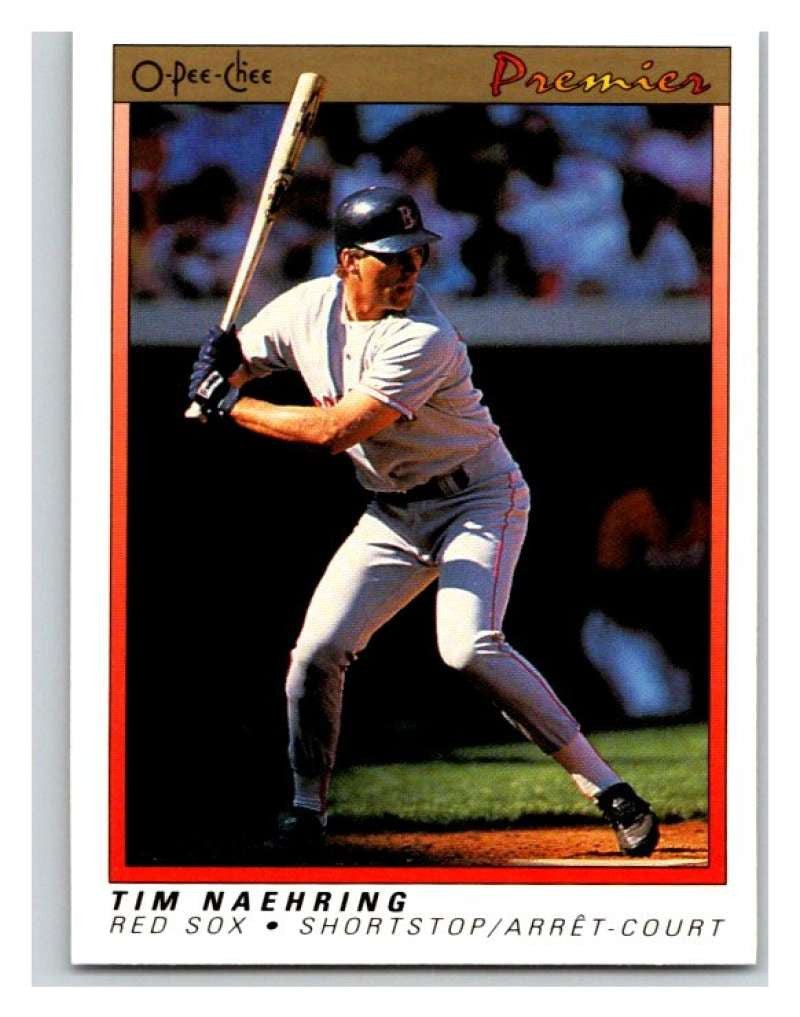 1991 O-Pee-Chee Premeir #88 Tim Naehring Red Sox MLB Mint