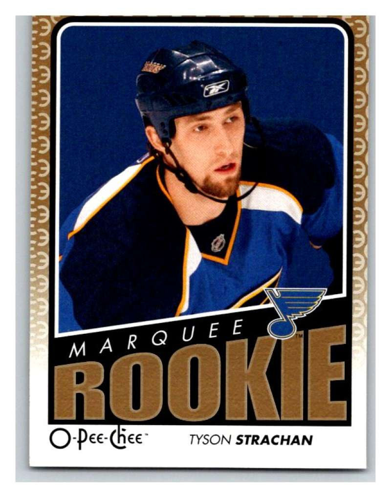 (HCW) 2009 O-Pee-Chee #759 Tyson Strachan RC Rookie Blues Mint NHL