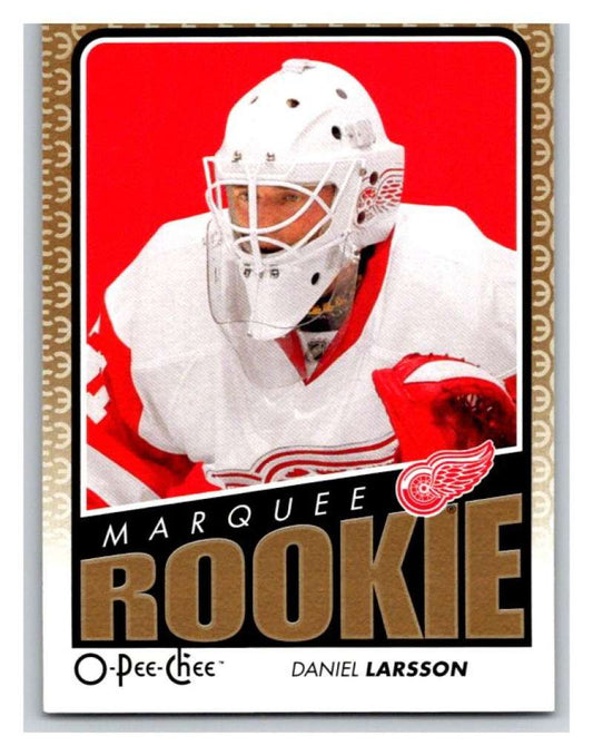 (HCW) 2009 O-Pee-Chee #762 Daniel Larsson RC Rookie Red Wings Mint NHL