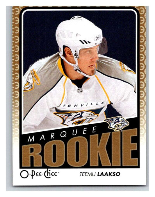 (HCW) 2009 O-Pee-Chee #764 Teemu Laakso RC Rookie Predators Mint NHL Image 1